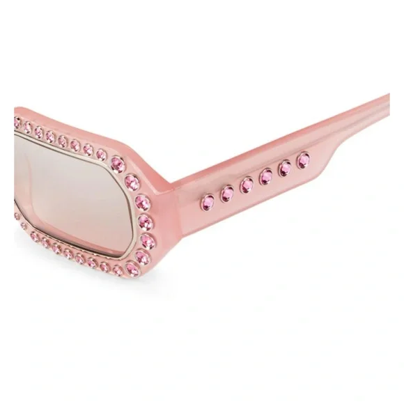 Swarovski Crystal Geometric Sunglasses - Picture 4 of 10